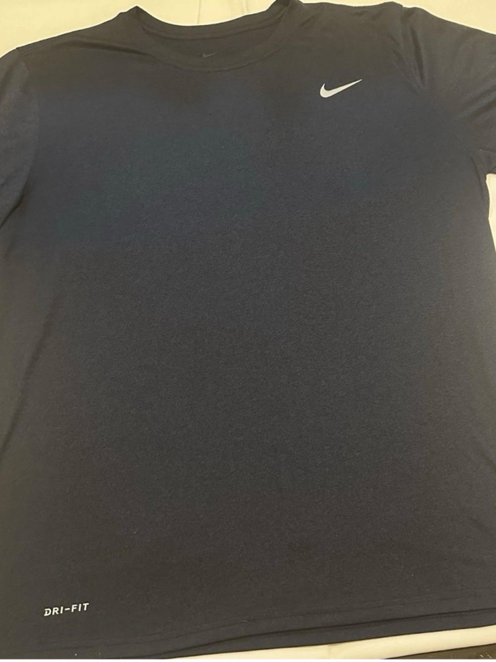 Nike Short Sleeve Dri-FIT Tee in Black with White Swoosh